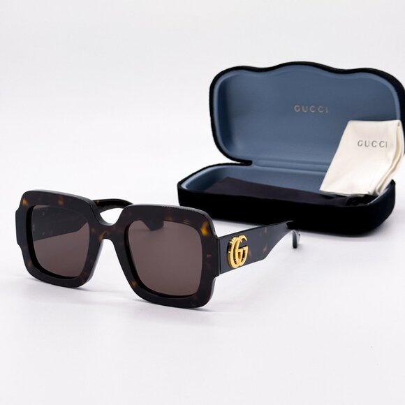 NEW GUCCI GG1547S 002 HAVANA WOMEN SUNGLASSES GUCCI main image 6